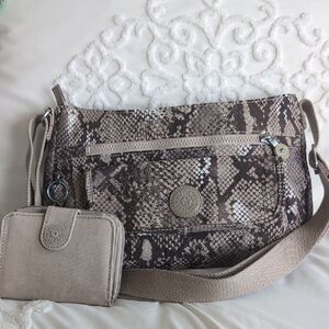 KIPLING Syro & Money Love Lightweight TRAVEL COMBO Crossbody Bag AND Wallet NWOT